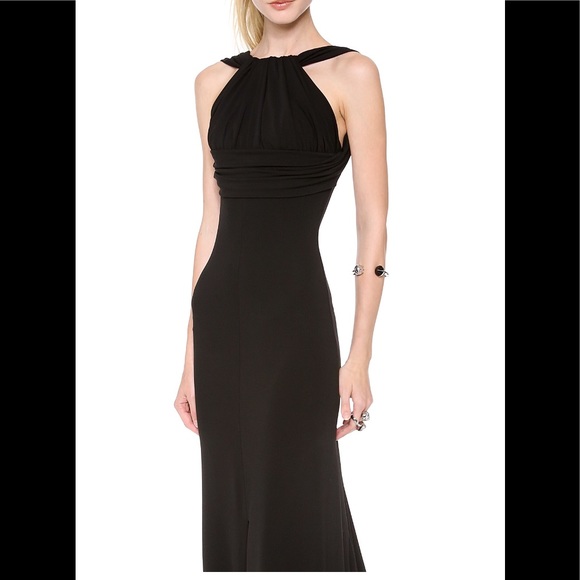 DSquared2 Gathered Bust Draped Gown - Picture 2 of 6